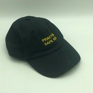 Danny Duncan Practice Safe Sex Hat Adjustable Strapback Casual Black Cap